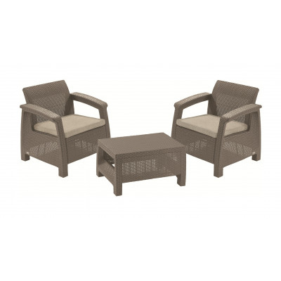 Keter zahradní set Corfu WEEKEND cappuccino